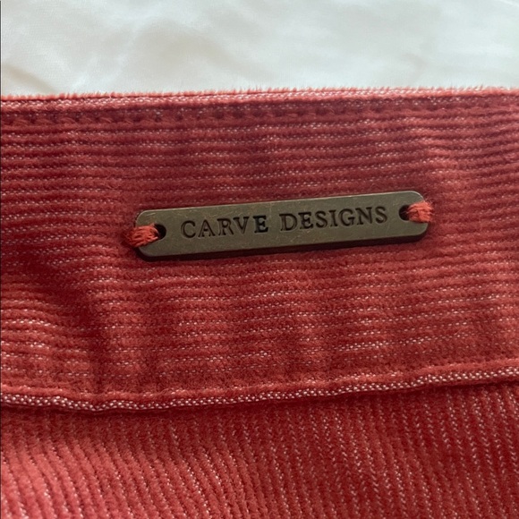 Carve Designs Women's Red Denim Shorts - Picture 4 of 4